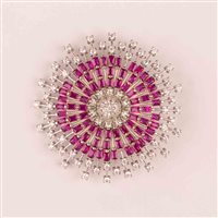 Brooch Ultima Edizione Woman in Silver SA00392-ROSSO